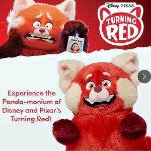 NWOT Disney Pixar Turning Red Mei Red Panda Build-A-Bear Plush 17”